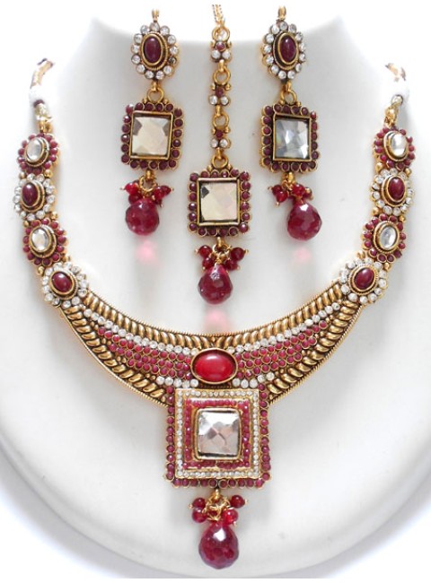 Polki Necklace Set